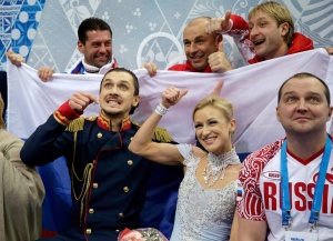 Золото и серебро у наших спортивных пар в фигурном катании на Олимпиаде 2014