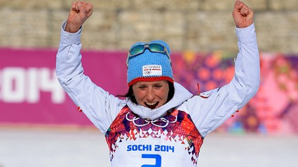 Олимпиада 2014. Результаты скиатлона на 15 км. Женщины