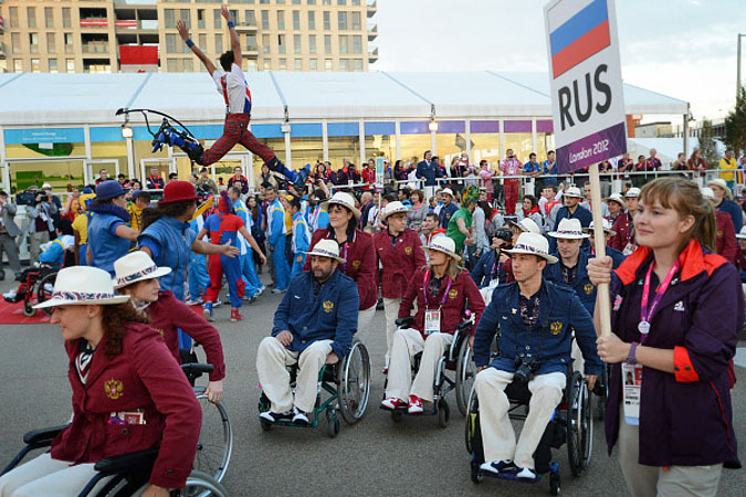 флаг паралимпийских игр