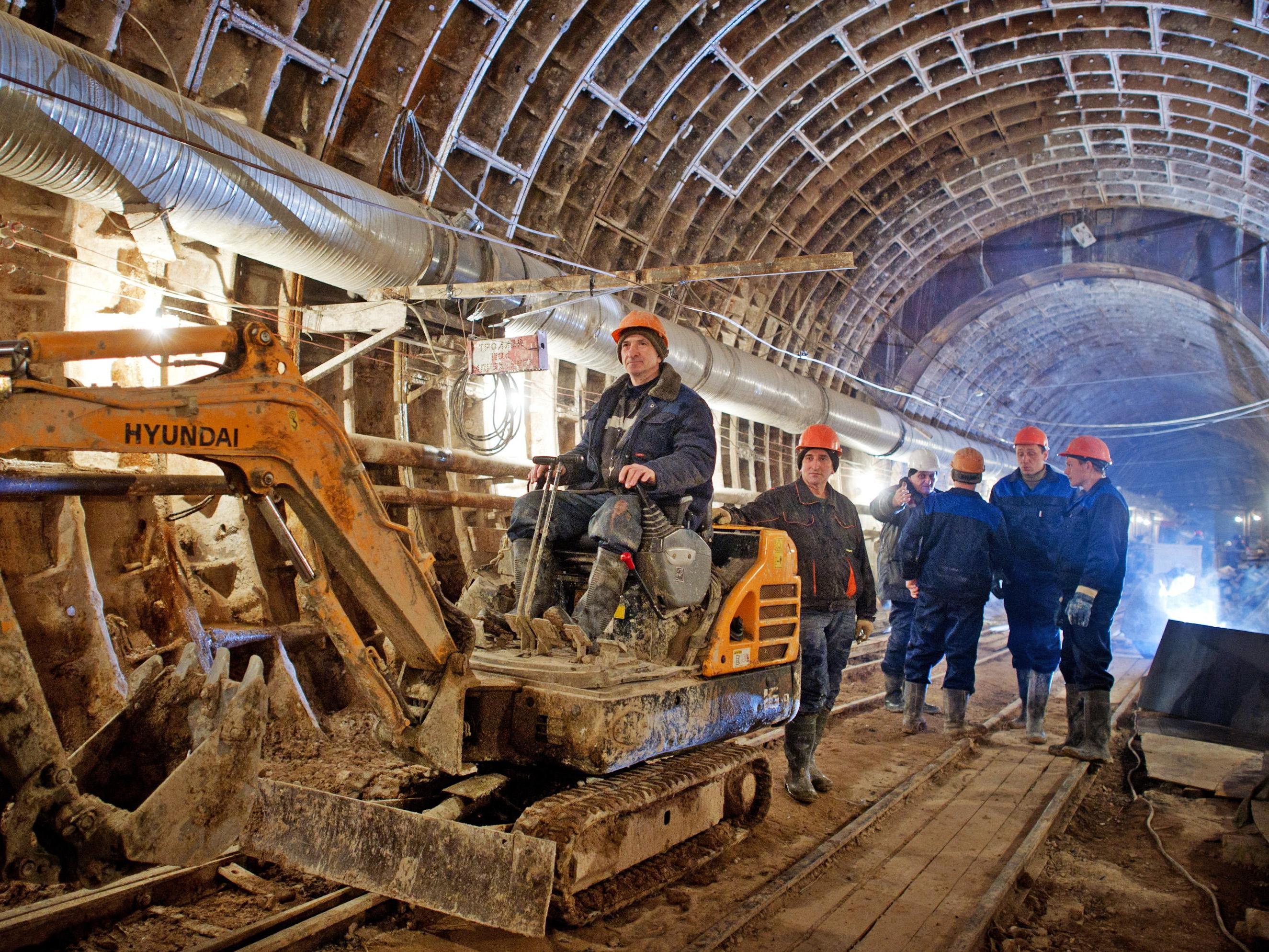 На строительстве метро задействуют 500 китайских инженеров