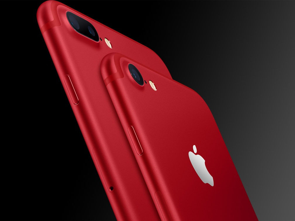 Выпуск красного iPhone 7 от Apple приурочат к благотворительной кампании