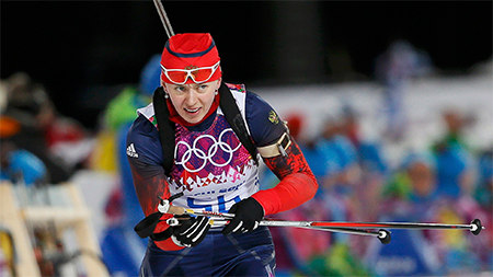 Ольга Вилухина приносит серебряную медаль российской сборной в Сочи 2014