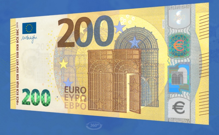 Новые банкноты в 100 и 200 евро выпустят в обращение 28 мая 2019 года