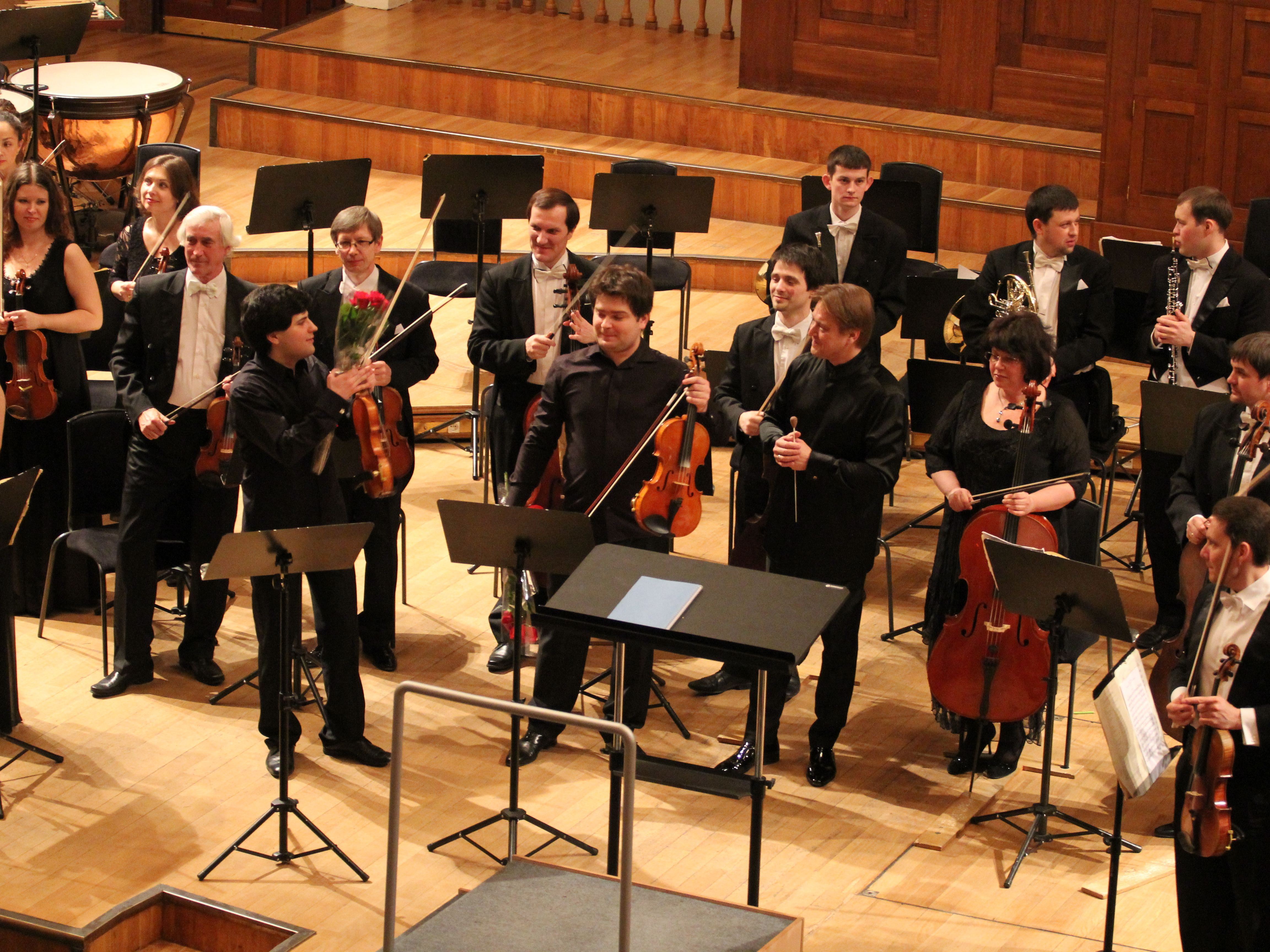 Концертный симфонический оркестр выступил в честь юбилея  Московской консерватории 