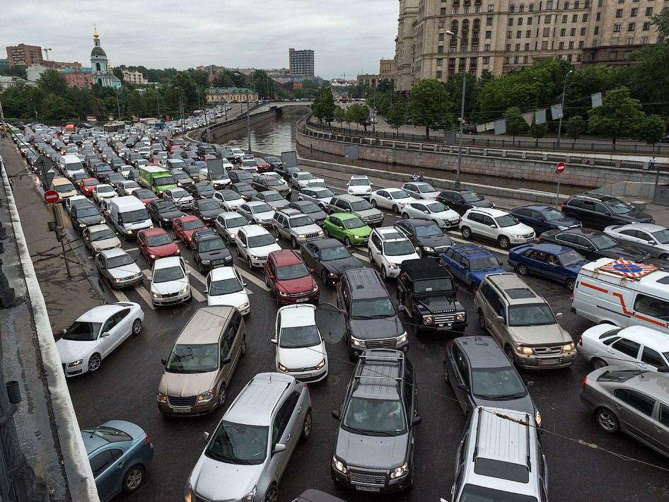 Москва заняла второе место по загруженности дорог