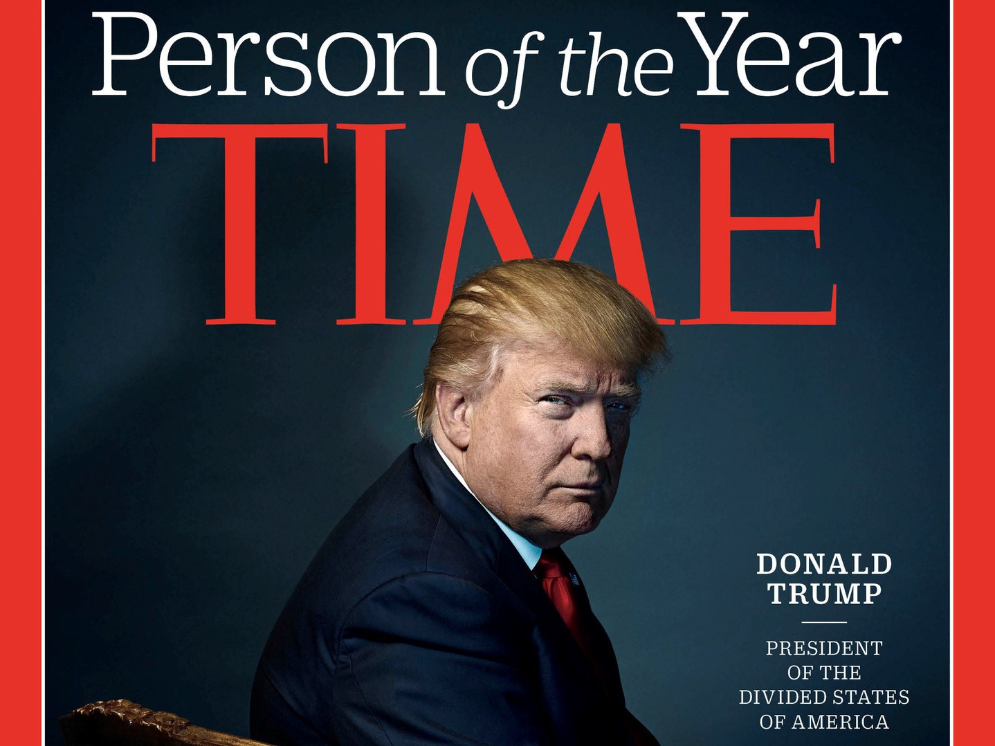 Итоги: журнал Time назвал новоизбранного президента США Дональда Трампа человеком года