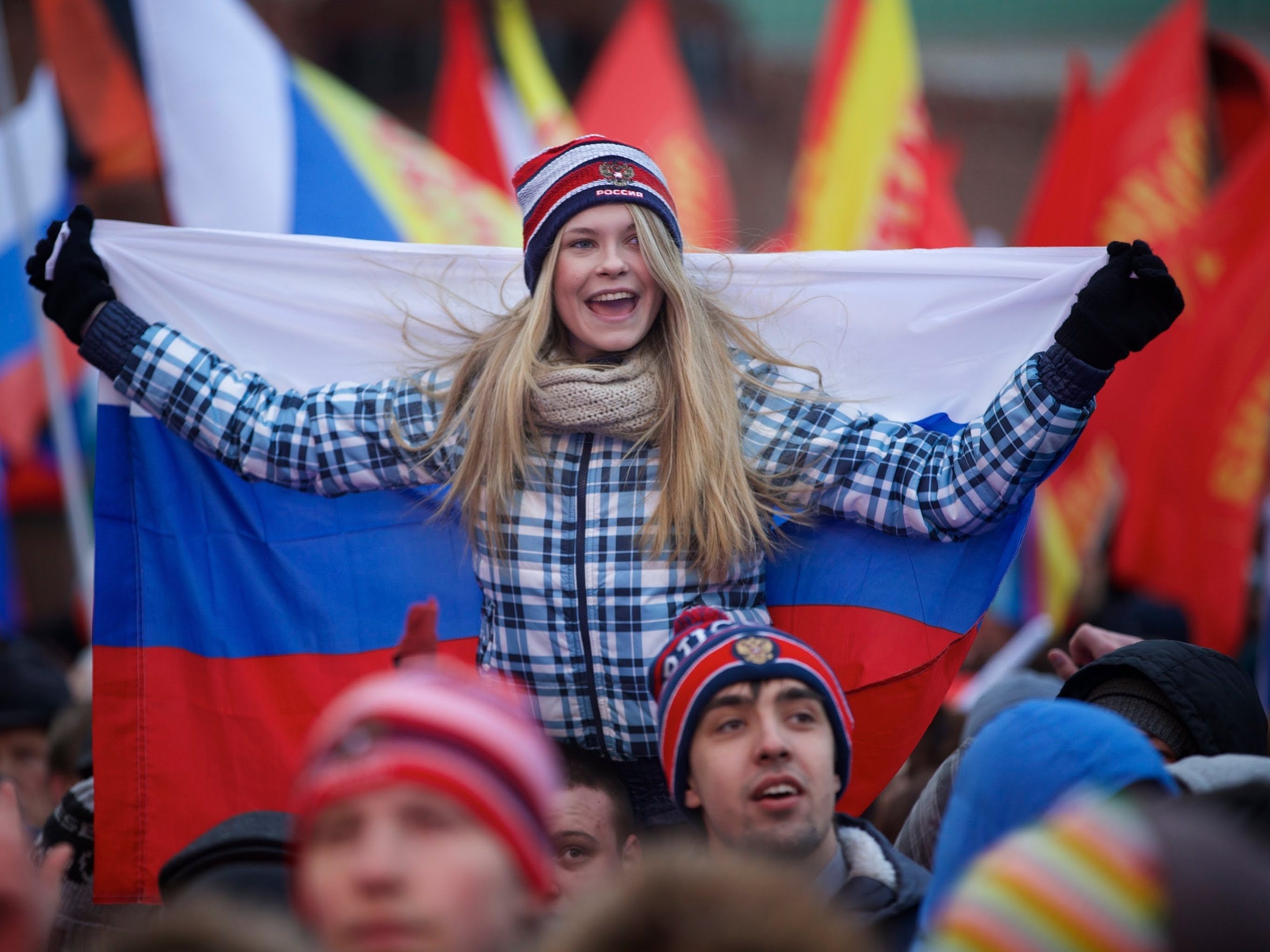 Россияне стали счастливее по сравнению с прошлым годом