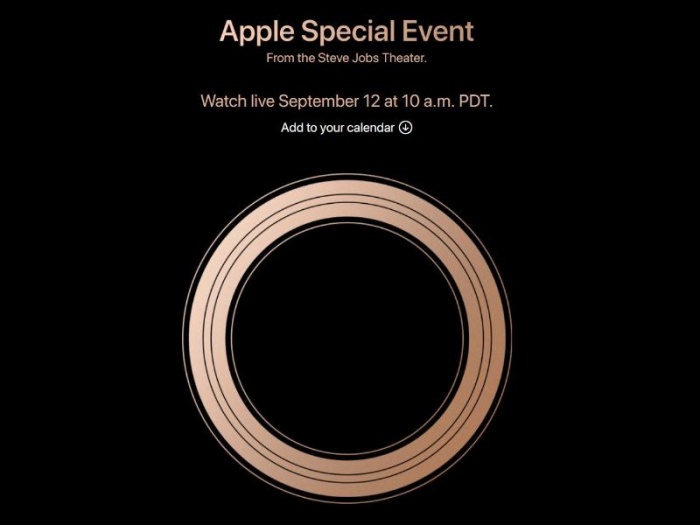 12 сентября 2018 года стартует очередная крупная презентация Apple
