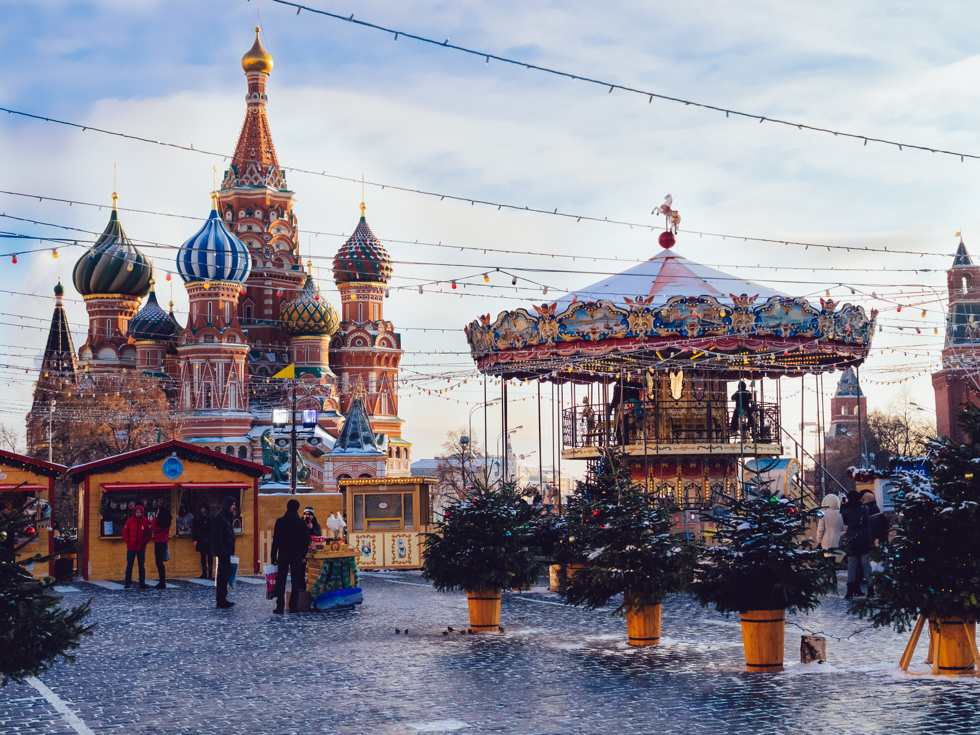 На новогодние праздники в Москву прибудет на 70 процентов больше туристов 
