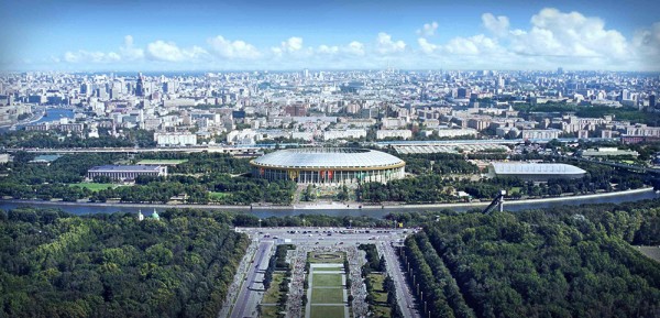 Макет стадиона Лужники в Москве.jpg