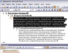 Структура документа в программе Word